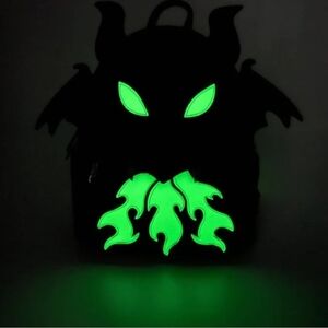 Loungefly Disney Maleficent Glow-in-the-Dark Dragon Backpack